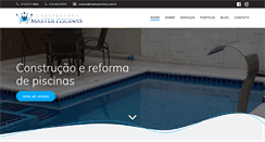 Desktop Screenshot of masterpiscinas.com.br